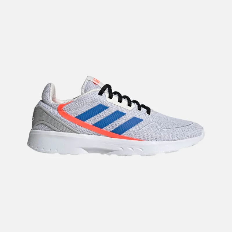 bicycle wheel stiffness-Adidas NEBULA ZED SHOES -Chalk White/Glow Blue/Solar Red