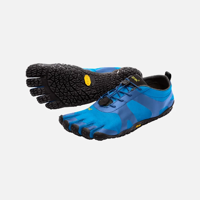 bicycle lane signal-Vibram V-Alpha Mens Outdoor Barefoot Shoe - Blue