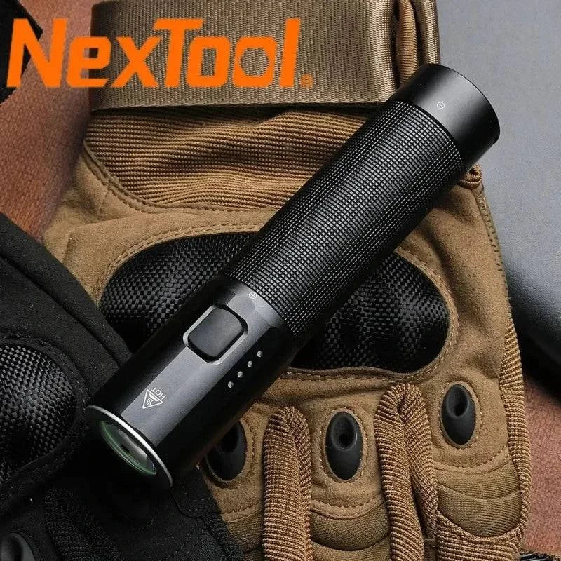 bicycle assembly signal-Xiaomi NexTool Outdoor Strong Light Flashlight 4500mAh LED Lamp Bead Waterproof 4 lighting Modes Multi-function Torch Power Bank