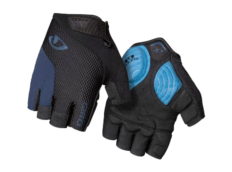 bicycle stunt signal-Giro Strade Dure Supergel Road Cycling Glove - Midnight Blue