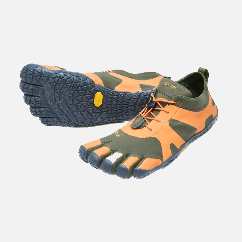 bicycle handlebar signal-Vibram V-Alpha Womens Barefoot Shoes -Military Orange