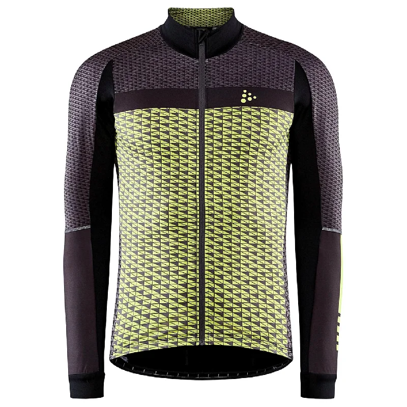 bicycle spoke strength-Maglia maniche lunghe Craft Route - Giallo