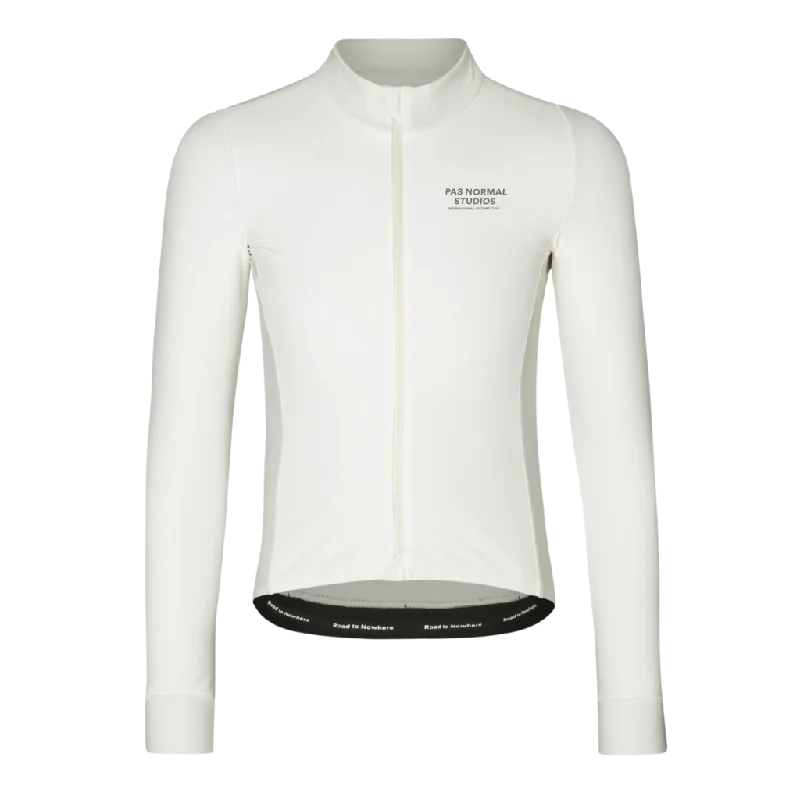 bicycle triathlon signal-Mechanism Thermal Long Sleeve Jersey - Off White