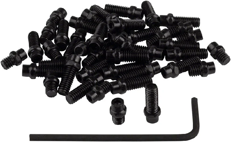 bicycle camping signal-DMR Kingpins for Vault Pedals 44 Piece Set Black