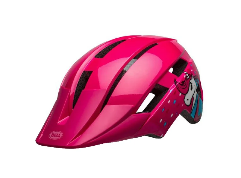 bicycle retro signal-Bell Sidetrack II MTB Helmet - Child - Pink Unicorn - 2020