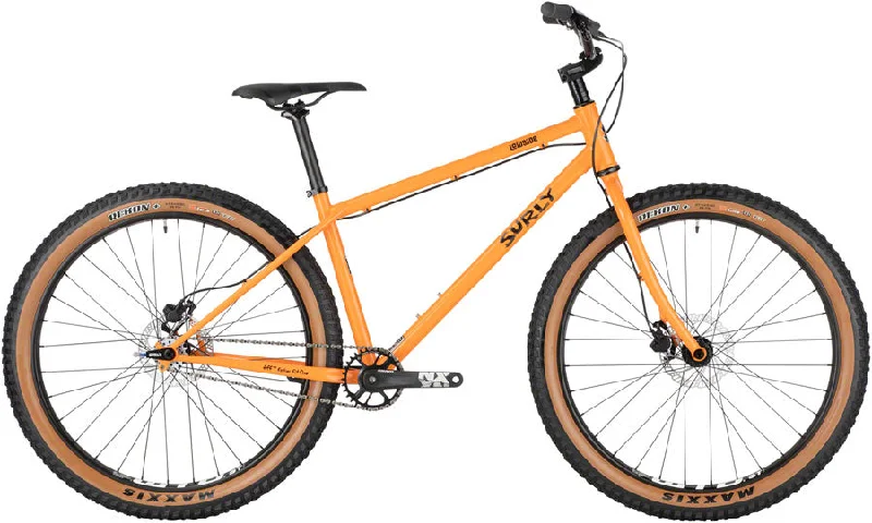 bicycle track signal-Surly Lowside Bike - 27.5" Steel Dream Tangerine Large