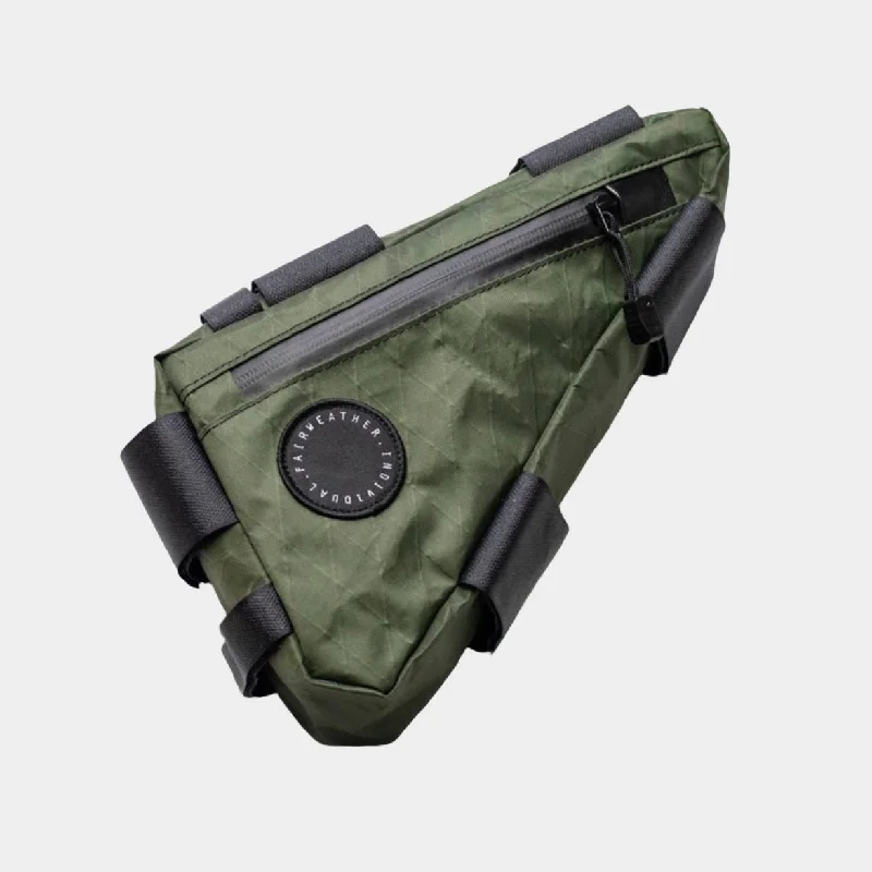 bicycle pump flexibility-Corner Frame Bag, Olive