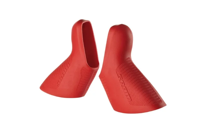 bicycle touring signal-Sram Cable Brake Hood Covers Red