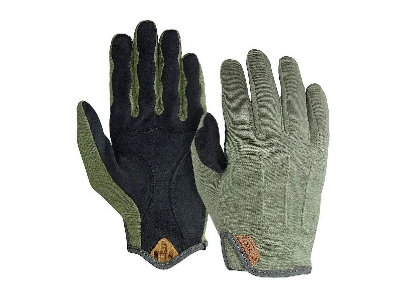 bicycle road signal-Giro D'Wool Road Cycling Glove - Mil Spec Olive