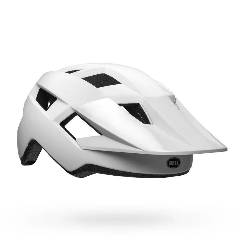 bicycle lever signal-Bell Spark MIPS MTB Helmet - Gloss Matt White-Black - 2021