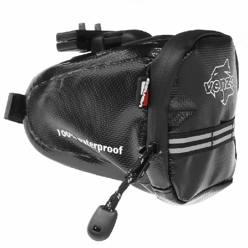 bicycle brake balance-VENZO 600D Polyeste Waterproof Bike Bicycle Saddle Bag