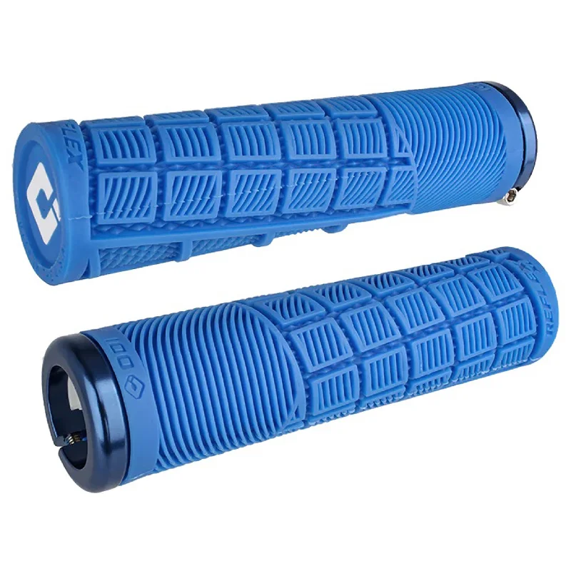 bicycle tire resilience-ODI Lock-On MTB Reflex XL Grip - Blue/Blue