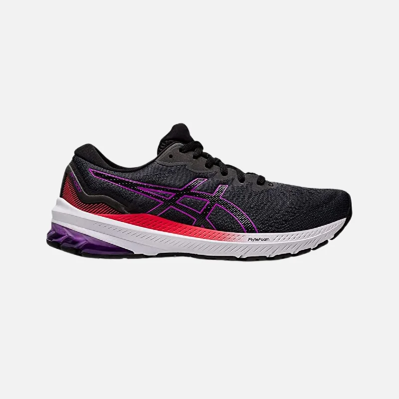 bicycle pad signal-Asics Gt-1000 11 Women's Shoes-Black/Orchid