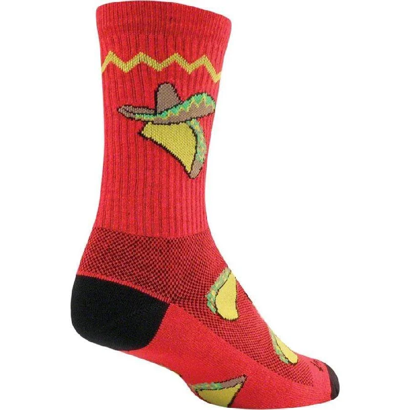 bicycle charity signal-Crew Taco Cycling Socks - 6 inch