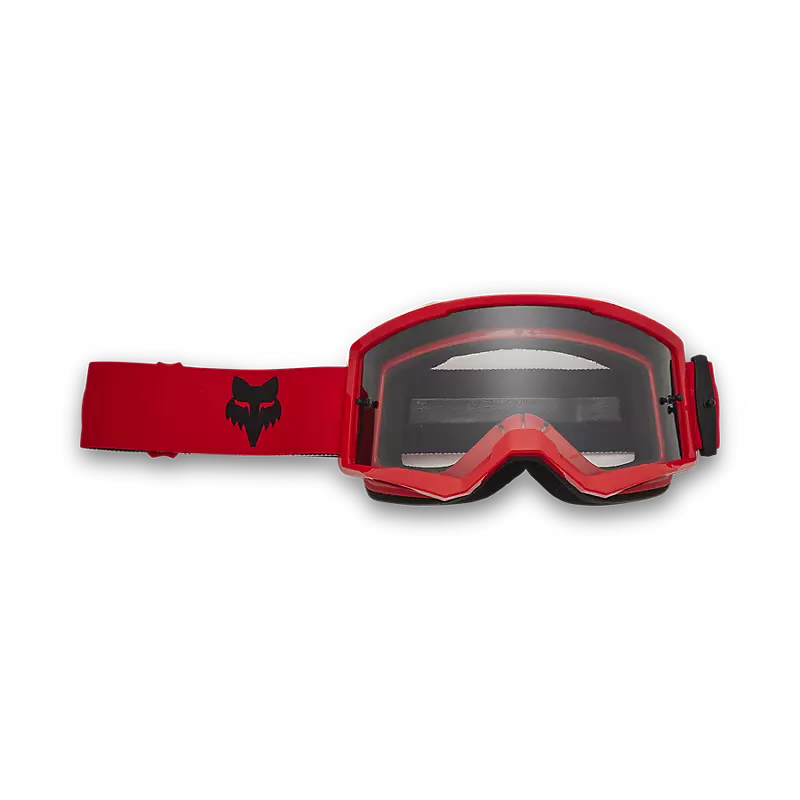 bicycle cleat resistance-Fox Racing Main Core Goggle - Flo Red