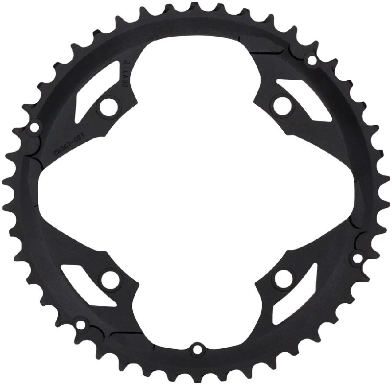 bicycle basket signal-Full Speed Ahead Omega/Vero Pro Road Double Chainring - 46t 120 BCD Aluminum N-11 BLK