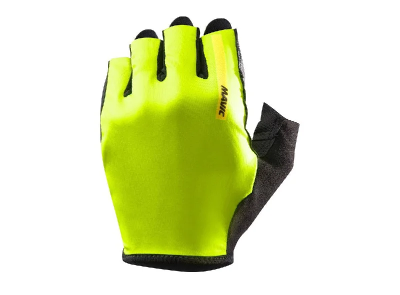 bicycle cleat resistance-Mavic Cosmic Road Glove - Safety Yellow