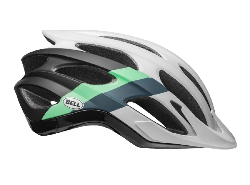 bicycle horn signal-Bell Drifter MIPS MTB Helmet - Matt Gloss Slate-Dark Gray-White-Mint - 2019