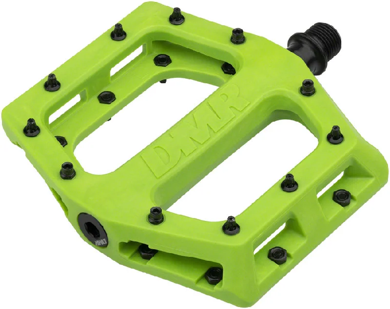 bicycle seatpost signal-DMR V11 Pedals - Platform Composite 9/16" Green