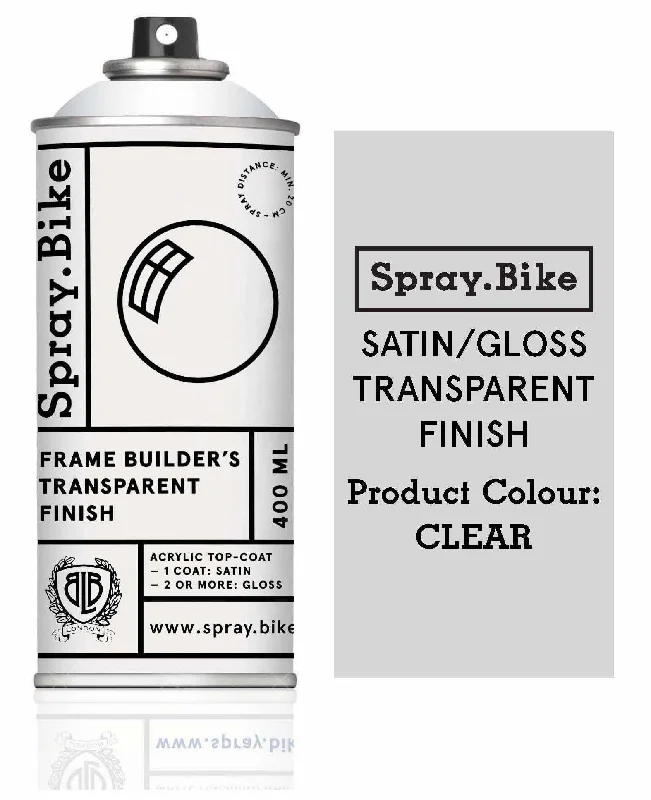 bicycle hill signal-Frame Builder's Transparent Finish - Satin / Gloss - 400ml