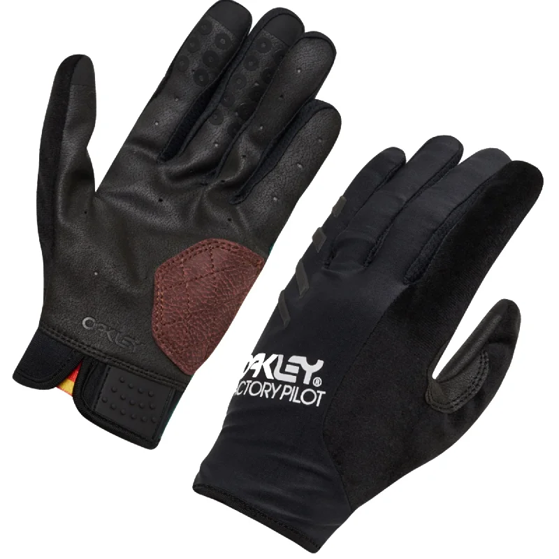 bicycle electric signal-Oakley All Condition MTB Glove - Blackout