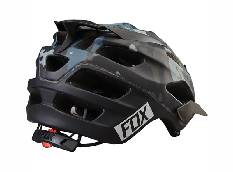 bicycle traffic signal-Fox Racing Flux MTB Helmet - Camo - Black