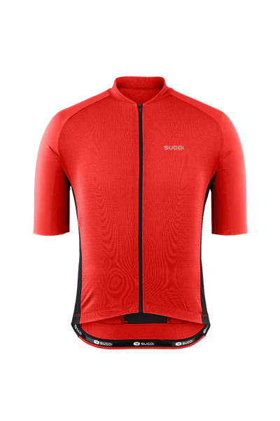 bicycle handlebar balance-Sugoi Evolution Ice 2 Short Sleeve Jersey - Fire