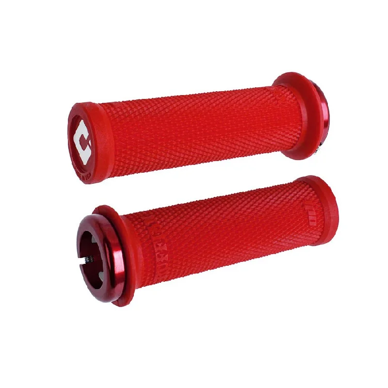 bicycle urban saddle-ODI Ruffian Mini V2.1 Grips 110mm Red Pair