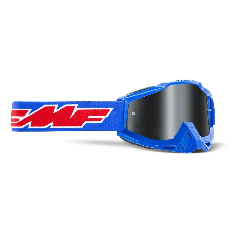 bicycle frame signal-FMF POWERBOMB SAND GOGGLE - ROCKET BLUE (SMOKE)