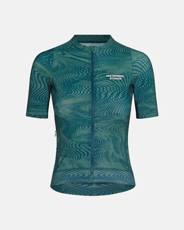 bicycle seatpost signal-Women's Essential Jersey — Teal Psych