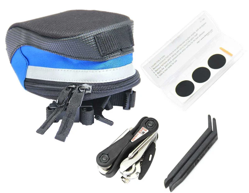 bicycle pad durability-BIKEHAND Bike Tool Kits Mechanic Portable Mini Multfuction Tools Set Saddle Bag Tyre Lever Patch Kit