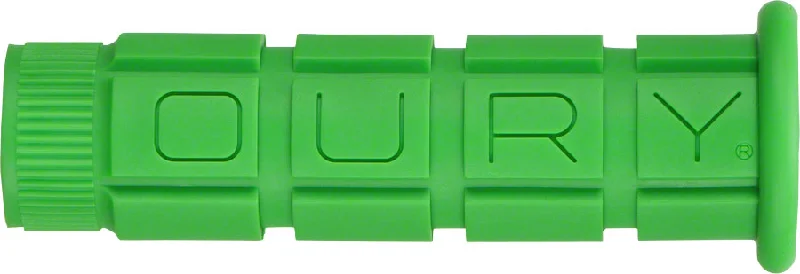 bicycle race signal-Oury Single Compound Grips - Green